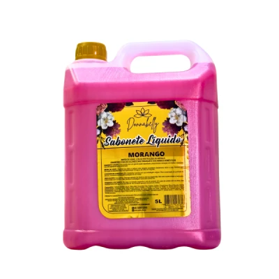 Sabonete Líquido Bombona 5 Litros AMDM DonnaBelly Morango