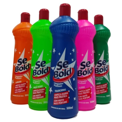 Limpador Multiuso Perfumado Frasco (Squeeze) 500ml Sebold Tradicional (Azul) 0003