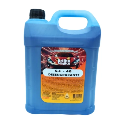 Limpador Automotivo Bombona 5 Litros Desengraxante SL-40 Alcalino AMDM Brilho Mágico