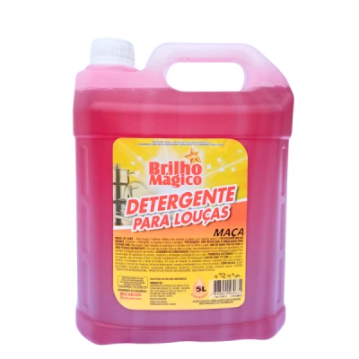 Detergente Líquido Bombona 5 Litros AMDM Brilho Mágico Maçã