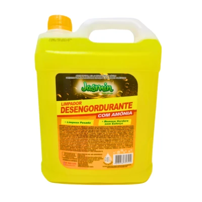 Limpador Desengordurante Bombona 5 Litros com Amônia AMDM Jasmin