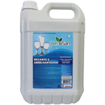 Secante e Abrilhantador Bombona 5 Litros para Máquina Lava-Louças Verdesan 150135