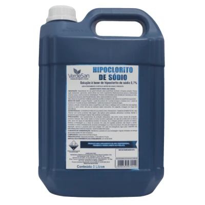 Cloro-Ativo para Limpeza Bombona 5 Litros Verdesan (6% Hipoclorito)