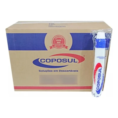 Copo Plástico 50ML PS Branco Tira C/100 Coposul CN-050 BR