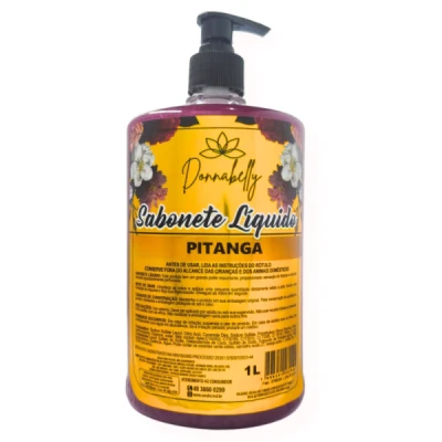 Sabonete Líquido Perfumado Frasco 1 Litro com Pump AMDM DonnaBelly Pitanga