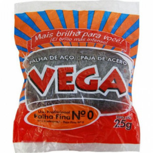 Palha de Aço 25gr N°0 Fina Vega Nobre 28808