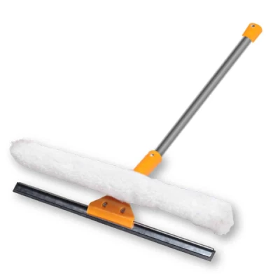 Rodo Limpa Vidros 40cm Combinado com Cabo Alumínio 50cm Nobre 31758