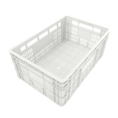 Contentor Caixa Plástica 45,5 Litros MS24 24x40x60cm Branca/Virgem/Natural Mercoplasa