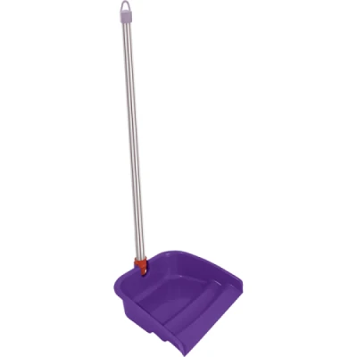 Pá para Lixo Plástico com Cabo Madeira Dobrável 60cm Shangrila Fiory 56570105