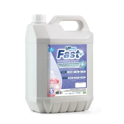 Desinfetante Perfumado Bombona 5 Litros com Quaternário de Amônia Nobre Up-Pro Fast Floral 53474