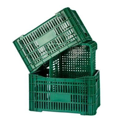 Contentor Caixa Plástica 46 Litros MS60P (31,5cm x 36cm x 55,6cm) Verde Mercoplasa