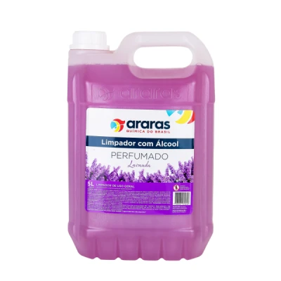 Limpador Perfumado com Álcool Bombona 5 Litros Araras Lavanda 500717