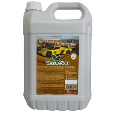 Limpador Automotivo Bombona 5 Litros Shampoo com Cera Detergente Auto Verdesan 0065