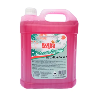 Sabonete Líquido Bombona 5 Litros AMDM Brilho Mágico Morango