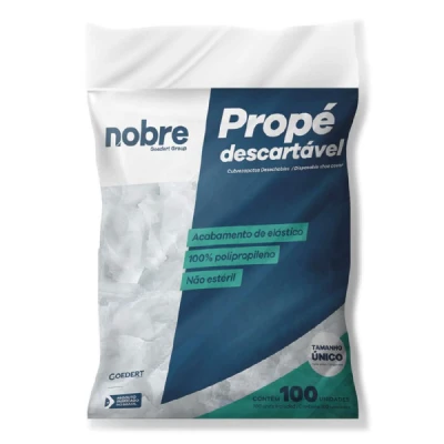 Protetor Sapatilha para Calçados Descartável TNT C/100 Prope Nobre 60466