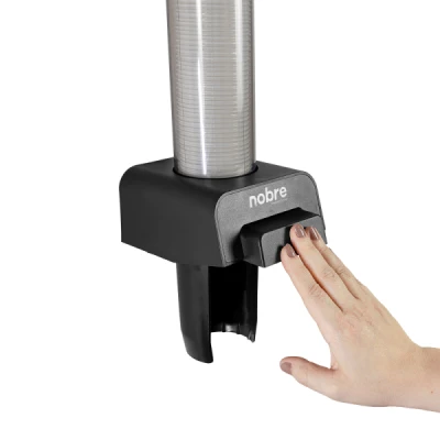 Dispenser para Copo Plástico 150/180/200ml Nobre Multicopo Preto 53309