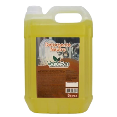 Detergente Líquido Bombona 5 Litros Lava-Louças Uso Geral Verdesan - Neutro 010203