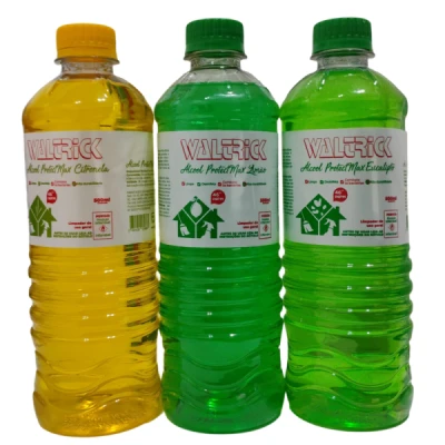 Alcool Líquido 46,0 INPM Frasco 500ml Aroma de Citronela Waltrick