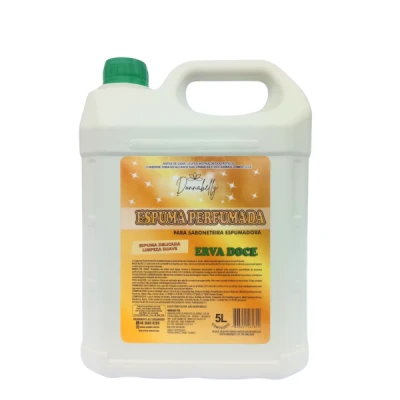 Sabonete Líquido Espuma Perfumado Bombona 5 Litros AMDM DonnaBelly Erva Doce