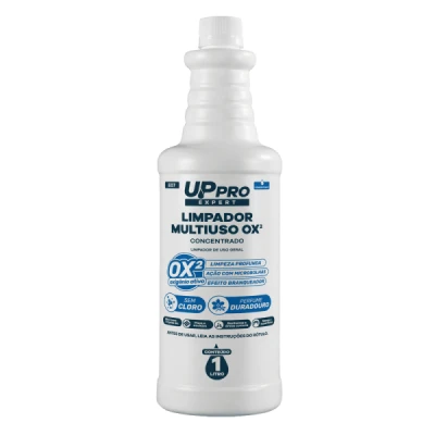Limpador Multiuso Frasco 1 Litro Concentrado com Ox2 (Oxigênio Ativo Peroxy) Up-Pro Nobre 66275
