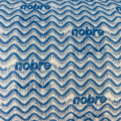 Pano Limpeza Multiuso (28cm x 40cm x 240M) Bobina Picotada C/600 Panos Nobre Azul 33443