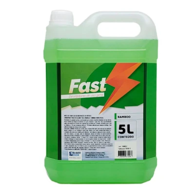 Desinfetante Perfumado Bombona 5 Litros com Quaternário de Amônia Nobre Up-Pro Fast Bamboo 53462