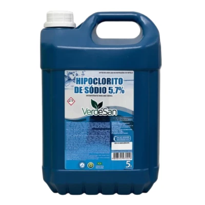 Cloro-Ativo para Limpeza Bombona 5 Litros Verdesan (5,7% Hipoclorito) 00097