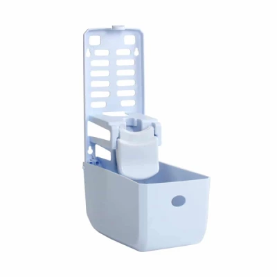 Saboneteira Plástica  800ml com Reservatório para Espuma Nobre Classic Branco/Preto 40302 (40575 + 40295)