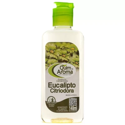 Aromatizante Ambiental Frasco 140ml Quim Aroma Essência Eucalipto 22-12