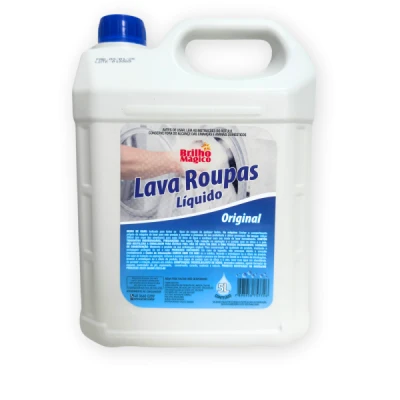 Sabão Lava Roupas Líquido Bombona 5 Litros AMDM Brilho Mágico Perfume Original
