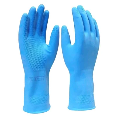 Luva Multiuso Látex Forrada Nobre Silver Azul C/1 Par Tamanho=G/9 59626