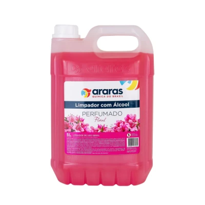 Limpador Perfumado com Álcool Bombona 5 Litros Araras Floral 500715