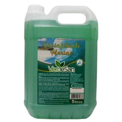 Desinfetante Perfumado Bombona 5 Litros com Quartenário de Amônia Verdesan Marine 010029
