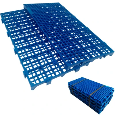 Estrado Piso Plástico Modular 25x50cm Azul Reciclado Megaplaste