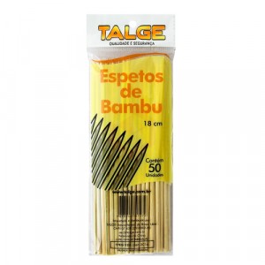 Espetos de Bambu 25cm - Talge