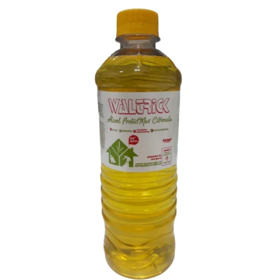 Alcool Líquido 46,0 INPM Frasco 500ml Aroma de Citronela Waltrick