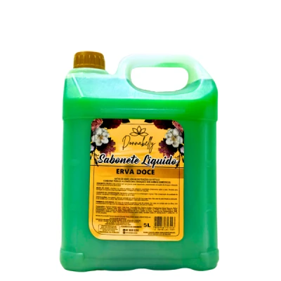 Sabonete Líquido Bombona 5 Litros AMDM DonnaBelly Erva Doce