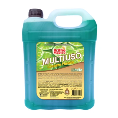 Limpador Multiuso Bombona 5 Litros AMDM Brilho Mágico Limão
