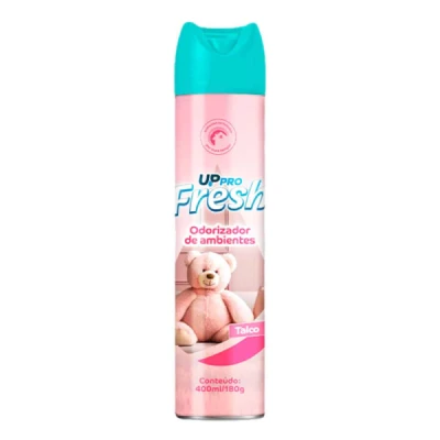 Aromatizante Ambiental Aerosol (Bom Ar) Frasco 400ml Up-Fresh Nobre Talco 57213