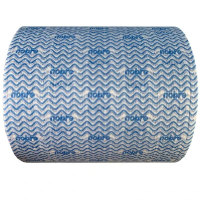 Pano Limpeza Multiuso (20cm x 40cm x 240M) Bobina Picotada C/600 Panos Nobre Azul 66864