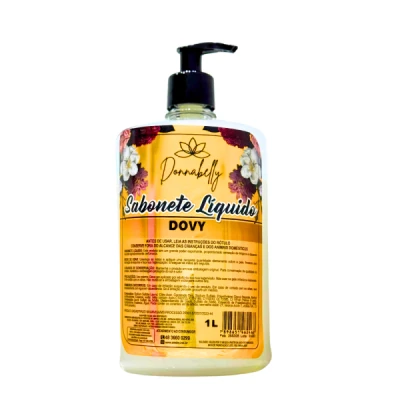 Sabonete Líquido Perfumado Frasco 1 Litro com Pump AMDM DonnaBelly Dovy