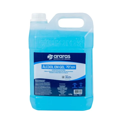Álcool Gel 70,0 INPM Bombona 5 Litros Araras Uso Hospitalar 500551