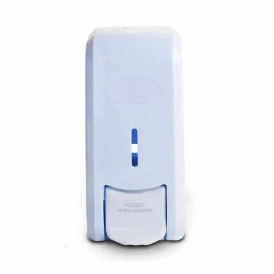 Saboneteira Plástica  800ml com Reservatório para Espuma Nobre Classic Branco/Preto 40302 (40575 + 40295)