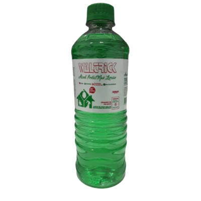 Alcool Líquido 46,0 INPM Frasco 500ml Aroma de Limão Waltrick
