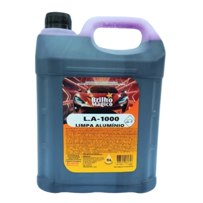 Limpador Automotivo Bombona 5 Litros Limpa Alumínio LA-1000 AMDM Brilho Mágico