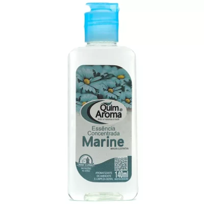 Aromatizante Ambiental Frasco 140ml Quim Aroma Essência Marine 1205-12