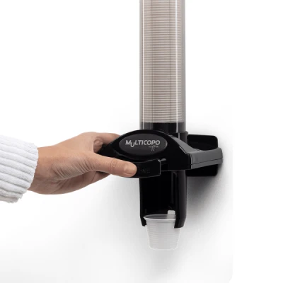 Dispenser para Copo Plástico  50ml Nobre Multicopo Preto 41536