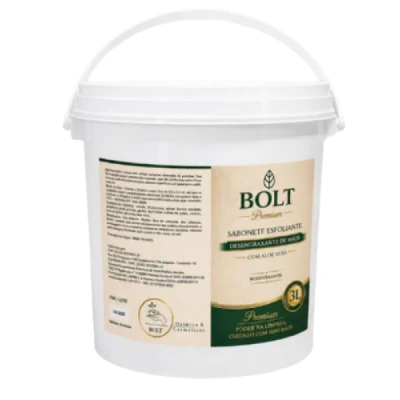 Sabonete Limpador Desengraxante para Mãos  BOLTS Balde 3,0KG (Pasta Verde/Verdinha)