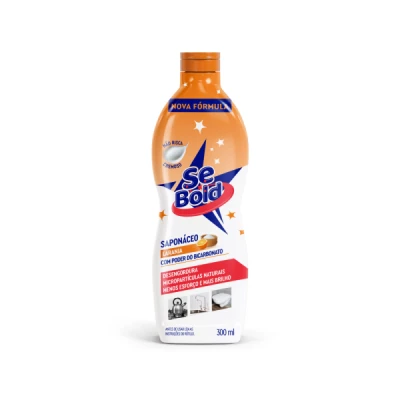 Saponaceo Perfumado Cremoso Frasco 300ml Sebold Laranja 0709