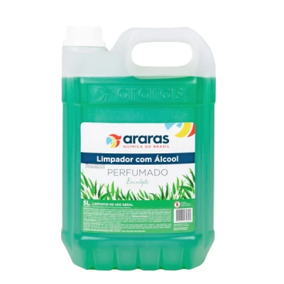 Limpador Perfumado com Álcool Bombona 5 Litros Araras Eucalipto 500718